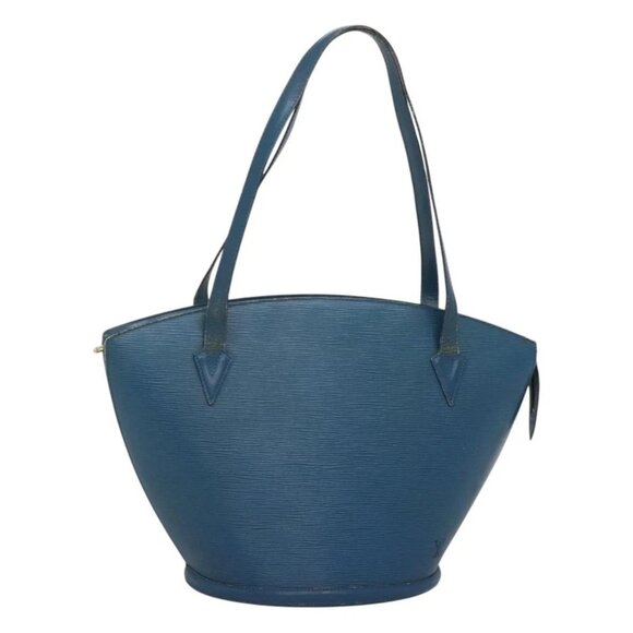 LOUIS VUITTON Epi Saint Jacques Shopping Shoulder Bag Blue M52275 LV Auth BA1323 - Picture 1 of 16